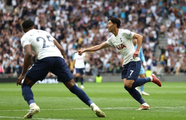 蓝鲸体育-【英超】孙兴慜世界波破门 热刺主场1比0力克曼城